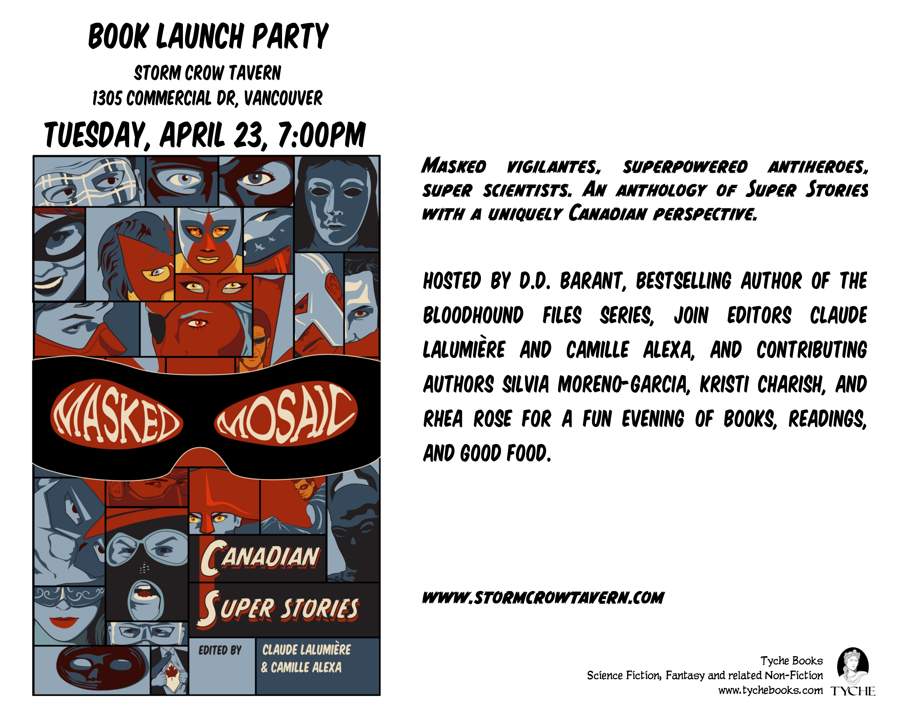 masked mosaic book party!